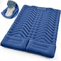 ropoda Extra Thickness 3.9'' Inflatable Sleeping Pad for 2 Person with Pillow, Built-in Foot Pump, 79''*52'' Sleeping Mat with Carry Bag, Ultralight & Compact Camping Mattress for Hiking, Camping