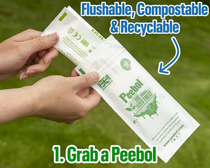 by SHEWEE – The Pocket-Sized Toilet – Rapidly Turns 1L of Urine into an Odourless & Solid Gel. Made in the UK, Disposable Urinal Bag for Everyone. Festival, Camping, Car & Travelling Essentials