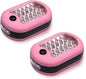 2-Pack Multi-Purpose Compact Work Light and Flashlight, Pink Color for Girls, Ladies and Women - Perfect Illumination for Roadside Emergency, Camping, General Household, Car and College Dormitory Use