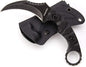 1911K Tactical Knife Fixed Blade Teeth Knife D2 curved Blade & G10 Handle for Outdoor Survival, Camping, Bushcraft and Hunting, with Sheath (Stonewashed, 180)