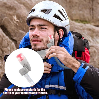 3pcs Bite Valve Replacement for Camelbak, Mouthpiece Replacement for Camelbak Hydration Pack Valve Replacement for Camelbak, Osprey Hydration Bladder (Gray)