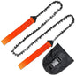 Pocket Chainsaw Rope Saw – 25" Hand Chain Saw for Tree Cutting Pocket Saw Chain Camping Saws - Mini Hand Saw for Wood Cutting Saw Rope Chain Saws for Trees Cutting Saw Camping Survival Gear Wire Saw