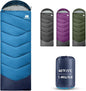Sleeping Bags for Adults Cold Weather,Portable, Waterproof,Lightweight Sleeping Bag for Tall Girls Boys with Compression Sack for Warm Camping, Hiking, Outdoor & Indoor