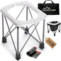 Camping Toilet, Portable Toilet, with Ultralight Aluminum Frame, XL high, Up to 350lb, Portable Toilet for Camping, Portable Toilet for Adults, XL Folding seat