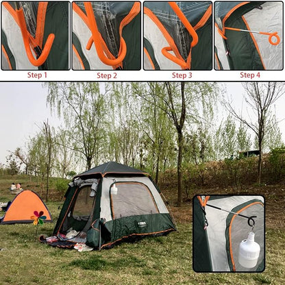 Quality-Life Camping Lantern Hook Hanger Tent Light Outdoor Lamp Hanger Non-Slip for Camping Hiking - 2pcs