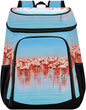 Cooler Backpack Insulated Leak Proof Beach Cooler Bag 30 Cans Waterproof Lightweight Soft Lunch Picnic Cooler for Men Women