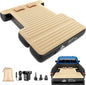 Truck Bed Air Mattress with Extension for 5.5-5.8ft Full Size Short Truck Beds Tent, 86.6"x63"x9.8" Inflatable Camping Air Mattress Pickup Bed with 12V Pump, Sleeping Pad for F-Series, Ram etc