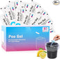 60 Packets 12g Poo Gel for Portable Toilet, Camping Toilet Gel Powder for Potty Bags, Super Eco Absorbent Gel, Portable Toilet Gel Packets for Outdoor Recreation Camping Essentials (60 Packets)
