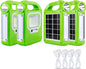 4 Pack Solar Lantern Camping Essentials Accessories Lights, Rechargeable LED Flashlight, Tent Lights for Emergency, Hurricane, Survival Kits, Operated Lamp, Charging for Device