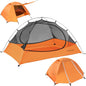 Clostnature Polaris Lightweight Backpacking Tent - 1/1.5/2/3/4/6 Person Ultralight Waterproof Camping Tent, 3 Season Large Size Easy Setup Tent for Family, Outdoor, Hiking and Mountaineering