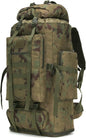 100L Hiking Camping Backpack Tactical Backpack for Men Large Survival Hunting Waterproof Backpack Molle Rucksack Military Camping Backpacking Daypack