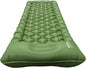 Single Sleeping Pad for Camping, Ultralight Inflatable Sleeping Mat with Pillow and Built-in Foot Pump, Portable Camping Mattress for Tent, Backpacking, Hiking, Traveling (Single,Green)