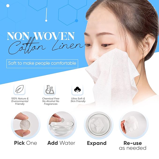 500-Compressed Towels Toilet Paper Tablets for Traveling, Home, Outdoor, Camping, Sports, Hiking, Disposable, Beauty, Baby, Hand Wipes