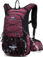 15L Insulated Hydration Backpack Pack with 2L Water Bladder Lightweight Hiking Backpack Bag for Women Men Daypack for Hiking Running Festival Camping Biking