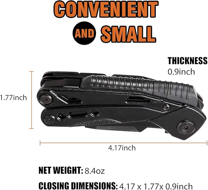 15 in 1 Multitool Pliers, Father's Day Gifts for Him, Christmas Birthday Gifts for Men, Dad Gifts from Daughter Son, Mens Gifts for Dad, Husband, Boyfriend, Grandpa