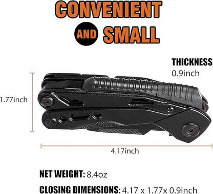 15 in 1 Multitool Pliers, Father's Day Gifts for Him, Christmas Birthday Gifts for Men, Dad Gifts from Daughter Son, Mens Gifts for Dad, Husband, Boyfriend, Grandpa