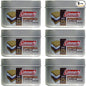 Coleman Scented Outdoor Citronella Candle with Wooden Crackle Wick - 6 oz (Pack of 6)