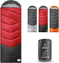 Sleeping Bags for Adults Cold Weather,Portable, Waterproof,Lightweight Sleeping Bag for Tall Girls Boys with Compression Sack for Warm Camping, Hiking, Outdoor & Indoor