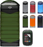 Adult Kids Sleeping Bag - All Season Warm/Cold Weather Lightweight for Camping & Hiking - Compact w/Compression Sack - Portable for Backpacking Travel Indoor - Unisex Boy Girl Man Woman