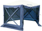 CLAM Pop Up Screen Tent, Outdoor Camping Gazebo Canopy, Pavilion, 12.5', Blue