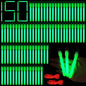 150 Pcs Green Glow Sticks Bulk 4 Inch Emergency Bright Light Sticks with Lanyard Fishing Glow Sticks 12 Hours Duration Camping Glow Sticks for Rave Easter Halloween Christmas New Year Concert Decor