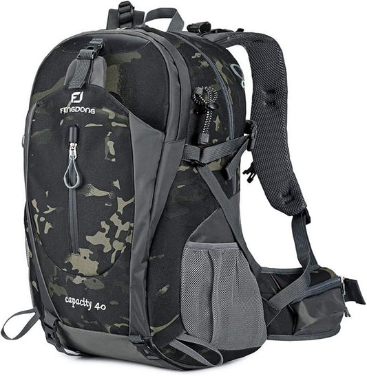 40L Waterproof Lightweight Hiking,Camping,Travel Backpack for Men Women
