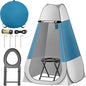 CKE Portable Toilet Kit for Camping, Pop Up Privacy Tent,Foldable Camp Toilet for Adults, Portable Toilet for Camping with Tent for Shower Changing Room, Outdoor Camping Bathroom Tent and Toilet
