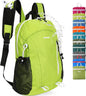 15L Water-resistant Hiking Daypack, Small Backpack Travel Outdoor, Lightweight Day Pack with Tool Loops