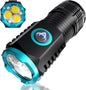 ARCEE Rechargeable Small Flashlight, 2000 Lumens Bright Powerful Aluminium Flashlights for Camping, Hiking, Emergency, Hurricane, Fishing, Power Outage (1 Pack Med)