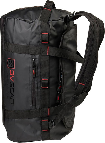 3VGEAR Smuggler Adventure Duffel Bag, 85L - Duffel Bag for Travel, Gym and Sports, Backpack, Handle Carry, Large D-Shaped Opening, Removable Straps - 85 Liters