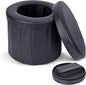 KDD Portable Toilet Camping Outdoor Car folding Stool,Toilet for Camping, Hiking, Boating,Long Trips, Traffic jam