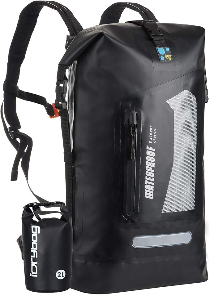 IDRYBAG Waterproof Backpack for Men 20L/30L/40L, Floating Dry Bag Kayak, Dry Backpack Hiking