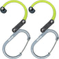 GEAR AID HEROCLIP 360° Swivel Carabiner Gear Clip and Hook (Medium) for Camping, Backpack, Suitcases and Garage Organization