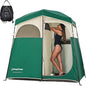 KingCamp Shower Tent, Portable Privacy Tent Outdoor Camping 1/2 Room Toilet Tents with Shower Bag & Dressing Room for Travel Beach Tailgate