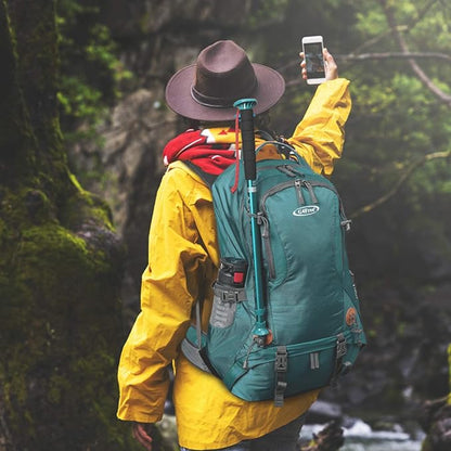 G4Free 50L Hiking Backpack Waterproof Daypack Outdoor Camping Climbing Backpack with Rain Cover for Men Women