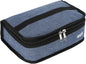 MIER Portable Thermal Insulated Cooler Bag Mini Lunch Bag for Kids, Bluesteel