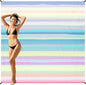 BYDOLL Beach Blanket 78''X81'' 4-7 Adults Oversized Lightweight Waterproof Sandproof Blanket for Beach Large Picnic Mat Travel Camping