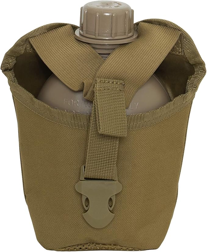 Rothco 1 Quart Canteen Pouch/Cover, Hiking Canteen Cover, Coyote Brown