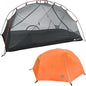 Hyke & Byke Zion Hiking & Backpacking Tent - 3 Season Ultralight, Waterproof Tent for Camping w/Rain Fly and Footprint - 1 Person - Orange