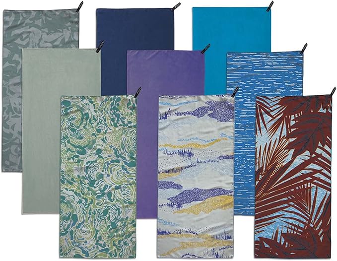 PackTowl Personal Ultralight Microfiber Camping and Travel Towel, Ripple, Body 54.00" x 25.00"