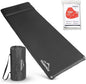 Throntrax Camping Sleeping Pad - Ultralight Camping Mat with Pillow Built-in - 3.1" Thick | Self-Inflating & Suitable for All Seasons - Compact Sleeping Pad for Camping - Grey