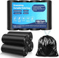 100 Portable Toilet Bags, Drawstring Biodegradable Camping Potty Bags 8 Gallon Waste Bags for 5-8 Gallon Bucket Toilet Adults Outdoor Camping Car