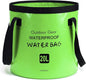 Collapsible Bucket 5 Gallon, Multifunctional Portable Folding Bucket Water Container Wash Basin for Camping Fishing Hiking Traveling Backpacking Outdoor Survival Gardening Car Washing