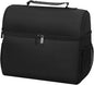 16L Camping Storage Bag, Water Resistant Padded Camping Organizer, with Multiple Pockets and Handle, for Outdoor BBQ Cooking Essentials, Black