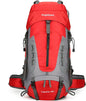 60L Hiking Backpack Lightweight Camping Backpack with Rain Cover Large Waterproof Packable Outdoor Trekking Travel Backpack for Men Women (Red)