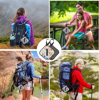 1pcs Pee Cloth for Women Hiking, Reusable Absorbent Wipes, Washable Camping Toilet Paper, Urination Solution Hygienic Urinal Travel. Ecofriendly Camping, Hiking,Device Accessories Outdoor