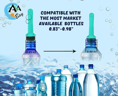 3pcs Portable Travel Bidet I Easy-to-use Portable Bidet I Compatible with Most Bottles I Peri Bottle for Postpartum Care I Portable Bidet for Toilet, Washing, Personal Hygiene and Travel