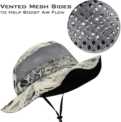 KastKing Sol Armis UPF 50 Boonie Hat - Sun Protection, Fishing, Beach & Hiking, Paddling, Rowing, Kayaking