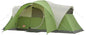 Coleman Montana 8P Family Tent with Waterproof Rainfly & Expandable Carry Bag Spacious Tent Fits 3 Queen Airbeds Sets Up in 15 Minutes
