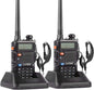 Baofeng UV-5R Ham Dual Band Two Way Radio 144-148/420-450Mhz,Nicama Walkie Talkie 1800mAh Li-ion Battery (2 Pack)